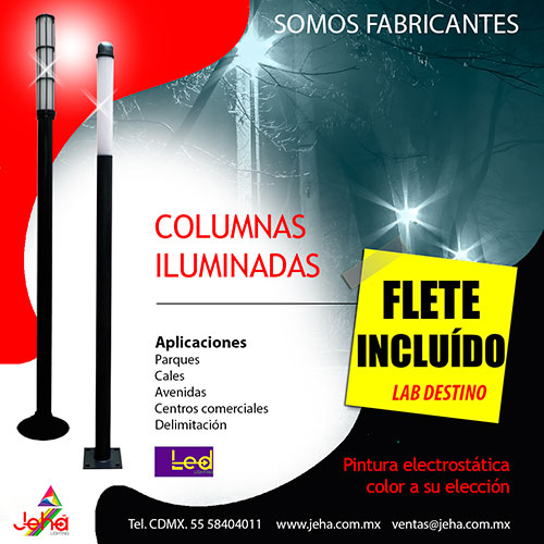 Fabricamos columnas iluminadas Fabricamos columnas iluminadas